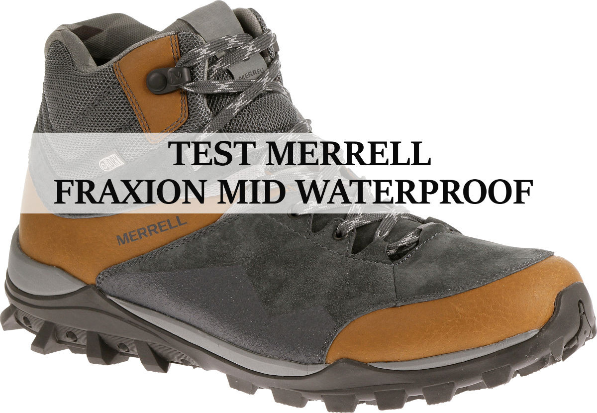 Test chaussure randonnée : Merrell Fraxion Mid Waterproof